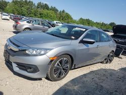 Salvage cars for sale at Mendon, MA auction: 2016 Honda Civic EXL