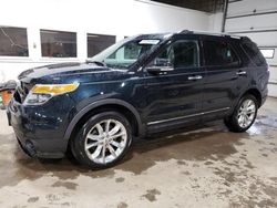 Salvage cars for sale from Copart Blaine, MN: 2014 Ford Explorer XLT