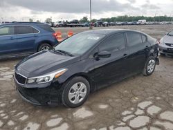 Salvage cars for sale at Indianapolis, IN auction: 2017 KIA Forte LX