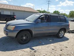 Salvage cars for sale from Copart Columbus, OH: 2003 Toyota Highlander Limited