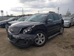 Salvage cars for sale at Chicago Heights, IL auction: 2014 Chevrolet Traverse LTZ