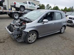 Honda salvage cars for sale: 2007 Honda FIT S