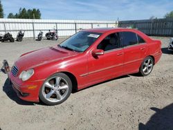 Mercedes-Benz salvage cars for sale: 2005 Mercedes-Benz C 230K Sport Sedan