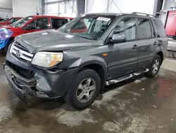 Salvage cars for sale from Copart Ham Lake, MN: 2008 Honda Pilot EXL