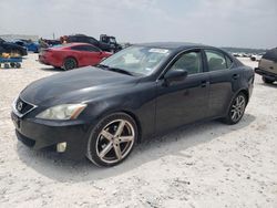 Salvage cars for sale at New Braunfels, TX auction: 2008 Lexus IS 250