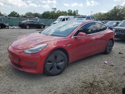 Vehiculos salvage en venta de Copart Riverview, FL: 2018 Tesla Model 3