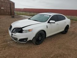 Salvage cars for sale at Rapid City, SD auction: 2010 Lincoln MKS