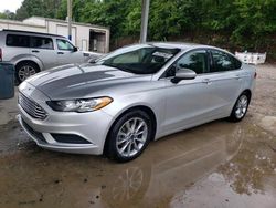 Salvage cars for sale at Hueytown, AL auction: 2017 Ford Fusion SE