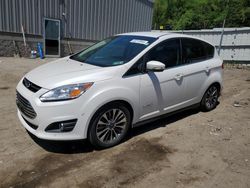 Salvage cars for sale at West Mifflin, PA auction: 2018 Ford C-MAX Titanium
