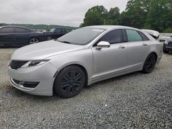 Salvage cars for sale at Concord, NC auction: 2016 Lincoln MKZ