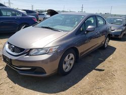 Salvage cars for sale at Elgin, IL auction: 2013 Honda Civic LX