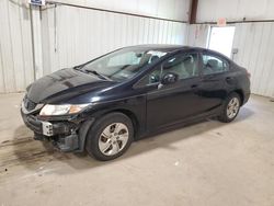 Honda salvage cars for sale: 2013 Honda Civic LX