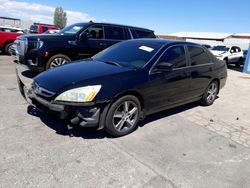Salvage cars for sale at North Las Vegas, NV auction: 2007 Honda Accord LX