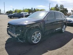 Salvage cars for sale at Denver, CO auction: 2017 Audi Q7 Prestige