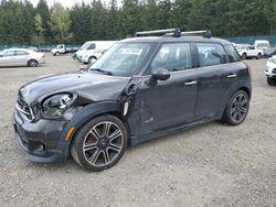 Salvage cars for sale from Copart Graham, WA: 2015 Mini Cooper S Countryman