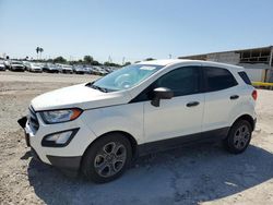 Salvage cars for sale at Corpus Christi, TX auction: 2019 Ford Ecosport S