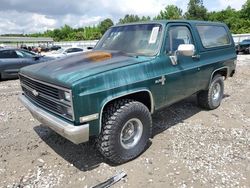 Salvage cars for sale at Memphis, TN auction: 1984 Chevrolet Blazer K10