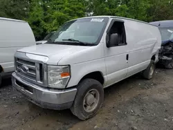 Salvage cars for sale from Copart Waldorf, MD: 2014 Ford Econoline E350 Super Duty Van