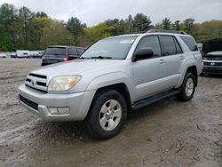 Salvage cars for sale at Mendon, MA auction: 2004 Toyota 4runner SR5
