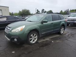 Salvage cars for sale from Copart Woodburn, OR: 2013 Subaru Outback 2.5I Limited