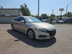 Salvage cars for sale at Oklahoma City, OK auction: 2018 Honda Accord LX