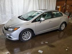 Salvage cars for sale at Ebensburg, PA auction: 2012 Honda Civic EX