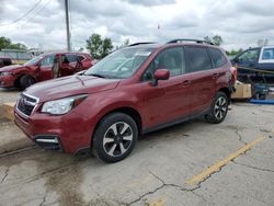 Salvage cars for sale from Copart Pekin, IL: 2017 Subaru Forester 2.5I Premium