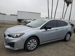 Salvage cars for sale at Van Nuys, CA auction: 2019 Subaru Impreza