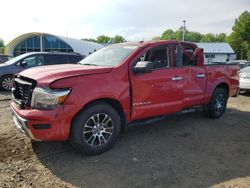 Salvage cars for sale at East Granby, CT auction: 2021 Nissan Titan S