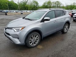 Salvage cars for sale at Marlboro, NY auction: 2018 Toyota Rav4 Limited