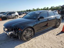 Salvage cars for sale from Copart Houston, TX: 2018 Audi A6 Premium
