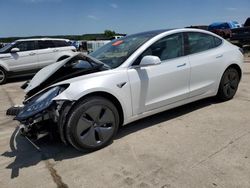 Salvage cars for sale at Grand Prairie, TX auction: 2019 Tesla Model 3