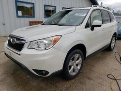 Salvage cars for sale at Pekin, IL auction: 2015 Subaru Forester 2.5I Limited