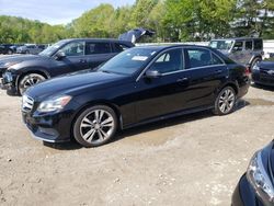 Salvage cars for sale at North Billerica, MA auction: 2016 Mercedes-Benz E 350 4matic