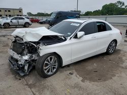 Salvage cars for sale at Wilmer, TX auction: 2018 Mercedes-Benz C300