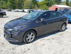 Salvage cars for sale at Mendon, MA auction: 2017 Chevrolet Cruze LT