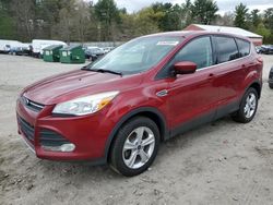 Salvage cars for sale at Mendon, MA auction: 2015 Ford Escape SE