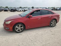 Salvage cars for sale at San Antonio, TX auction: 2012 Chevrolet Cruze LT