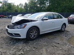 Salvage cars for sale at Waldorf, MD auction: 2016 Volkswagen Passat S