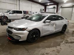 Salvage cars for sale from Copart Avon, MN: 2018 Chevrolet Malibu LT