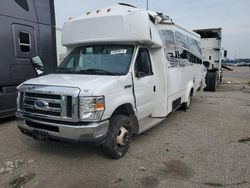 Salvage trucks for sale at Woodhaven, MI auction: 2017 Ford Econoline E350 Super Duty Cutaway Van