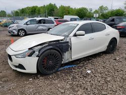 Salvage cars for sale from Copart Chalfont, PA: 2014 Maserati Ghibli S