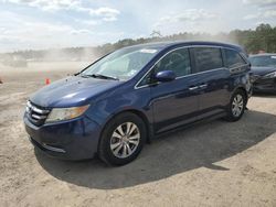 Salvage cars for sale at Greenwell Springs, LA auction: 2015 Honda Odyssey EXL