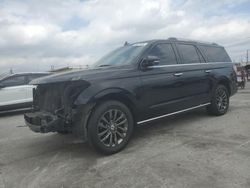 Carros salvage sin ofertas aún a la venta en subasta: 2019 Ford Expedition Max Limited