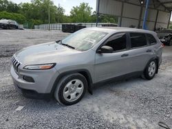 Salvage cars for sale from Copart Cartersville, GA: 2015 Jeep Cherokee Sport