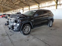 Jeep salvage cars for sale: 2021 Jeep Grand Cherokee Laredo