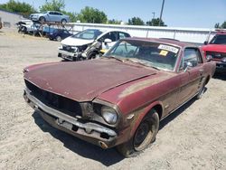 Salvage cars for sale at Sacramento, CA auction: 1966 Ford Mustang
