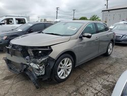 Salvage cars for sale at Chicago Heights, IL auction: 2017 Chevrolet Malibu LT