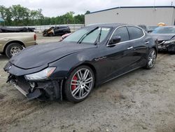 Salvage cars for sale at Spartanburg, SC auction: 2015 Maserati Ghibli S