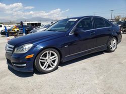 Salvage cars for sale at Sun Valley, CA auction: 2012 Mercedes-Benz C 250